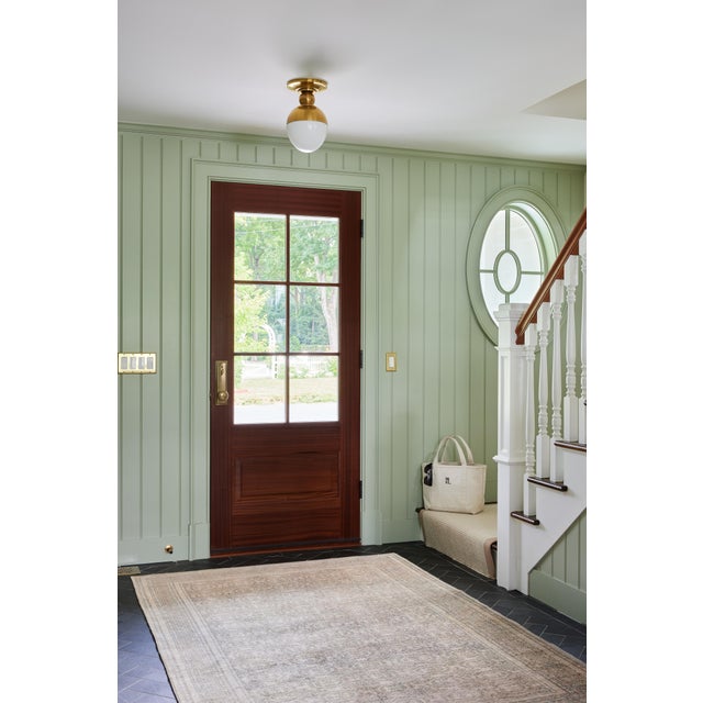 Contemporary Erin Gates by Momeni Dorset Warren Polyester Green Area Rug 10' X 14' For Sale - Image 3 of 12