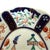 Blue Set of Six Antique Gaudy Welsh Hand-Painted Saucers, Chinoiserie Landscape, English Pottery, C. 1820–1860 For Sale - Image 8 of 9