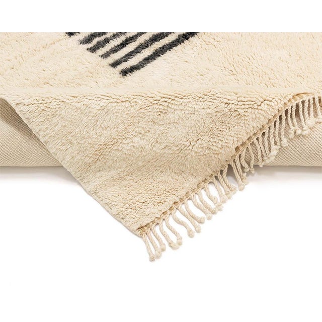 Large Hand-Knotted Wool Premium Rug by Azele Studio For Sale - Image 4 of 10