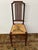 Early 20th Century Federal Revival Inlaid Wood Rush Seat Side Chair, Vintage For Sale - Image 5 of 12