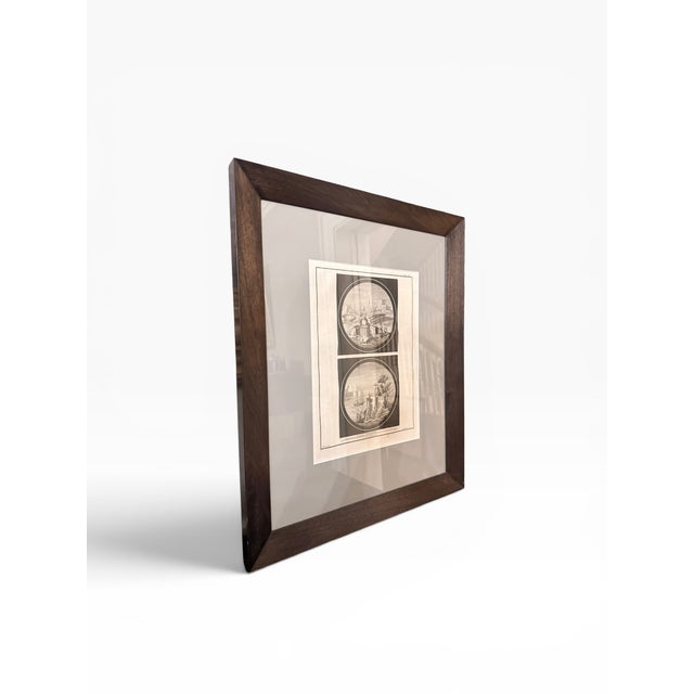 Framed 18th Century Italian Copperplate Engraving After Niccolò Vanni – Antiquities of Herculaneum For Sale - Image 4 of 14