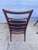 Mid 20th Century Danish Tall Back Ladder Dining Chair, Teak and Upholstery, 1965 For Sale - Image 5 of 8