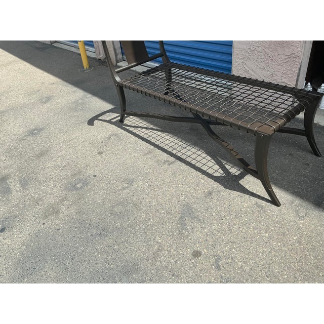 Klismos-Style Chaise Lounge With Expresso Finish For Sale In San Diego - Image 6 of 13