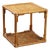 Wicker and Bamboo Coffee Table, 1970s For Sale