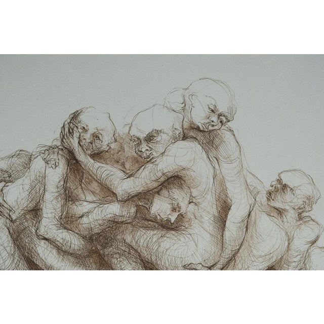 Modern Jacques Deffontaine, Grotesques, Nude, Lithograph For Sale - Image 3 of 8