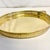 Mid-Century Hollywood Regency Boho Chic Round Brass Tray. For Sale - Image 4 of 9