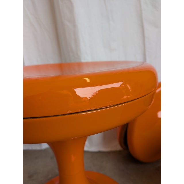 Vintage Jurček Mushroom Stools from Meblo, 1960s, Set of 4 For Sale - Image 10 of 16