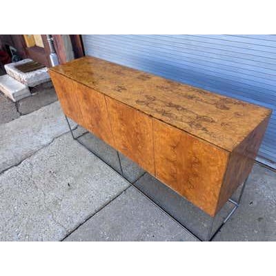 Milo Baughman Olive Burl Wood Credenza by Thayer Coggin, 1970 For Sale - Image 13 of 18