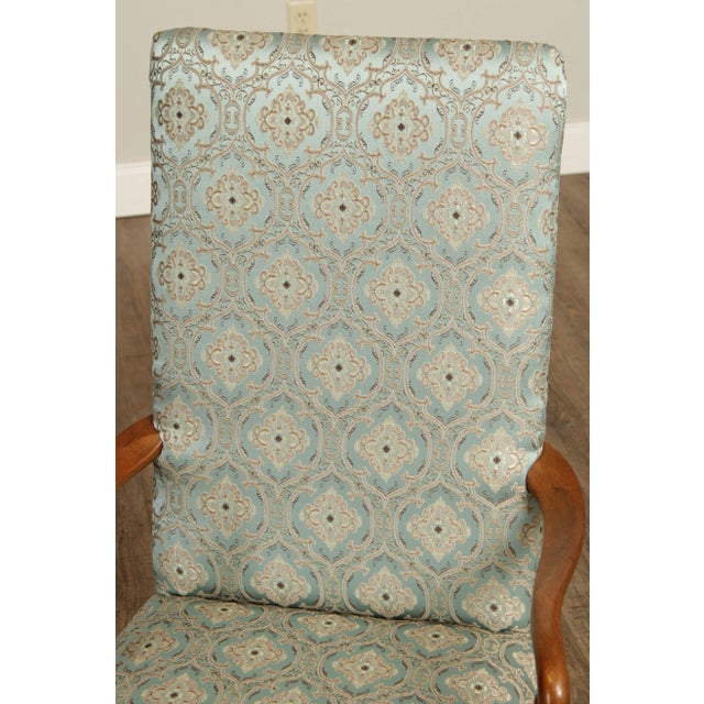 1970s Baker Queen Anne Style Shepherd's Crook Armchairs - A Pair For Sale - Image 12 of 13