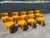 Modern Set of Nine Modern Designer Chairs, Sunflower Yellow For Sale - Image 3 of 12