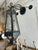 Vintage Iron Lantern Wall Sconces With Glass Seeded Panels - a Pair For Sale - Image 11 of 17
