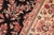1990s Floral 1990's Pak-Persian Black/Ivory Wool Rug - 6'0'' X 8'11'' For Sale - Image 5 of 9