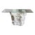 Sirmos Plaster Faux Rock Console Table For Sale