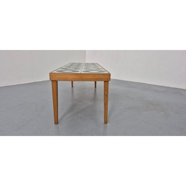 Wood Ceramic and Wood Coffee Table, Germany,1960s For Sale - Image 7 of 14