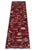 A whimsical pictorial runner in the folk-art fish design, hand-knotted in northern Afghanistan from hand-spun Ghazni wool....
