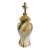 Vintage Chinoiserie Asian Style Ginger Jar Table Lamp in Luster Glaze For Sale