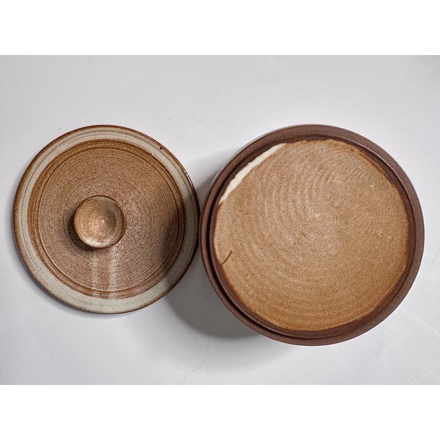 Modernist Studio Ceramic Art Pot with Lid by Helma Klett, Germany, 1960s For Sale - Image 9 of 12