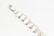 Metal Multicolored Gemstone and Sterling Silver Link Bracelet For Sale - Image 7 of 14