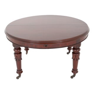 William IV Extendable Dining Table in Mahogany, 1830 For Sale