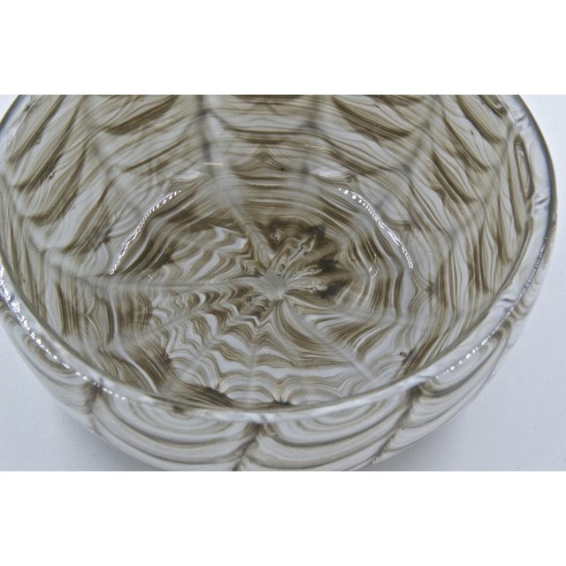 Neolithic Murano Bowl by Barovier and Toso, 1950s, in Very Good conditions. Designed 1950 to 1959 This piece has an...