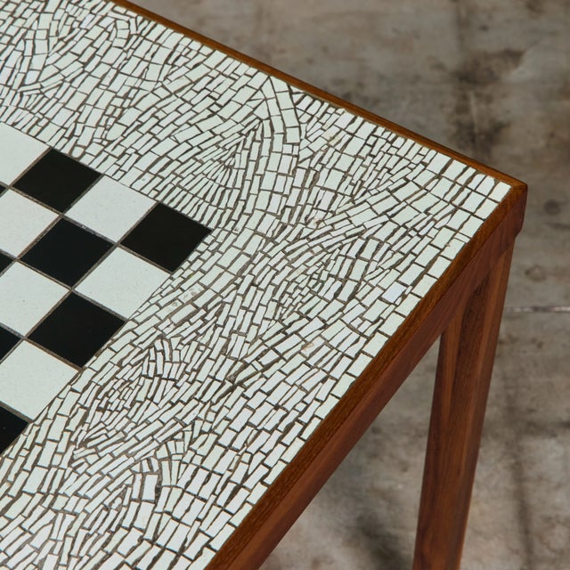 Ceramic Tile Chess Table in the Style of Gordon & Jane Martz For Sale - Image 12 of 18