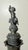 Yellow Antique German Hand Blown Glass Pewter Figural Cherub Claret Decanter Bottle For Sale - Image 8 of 18