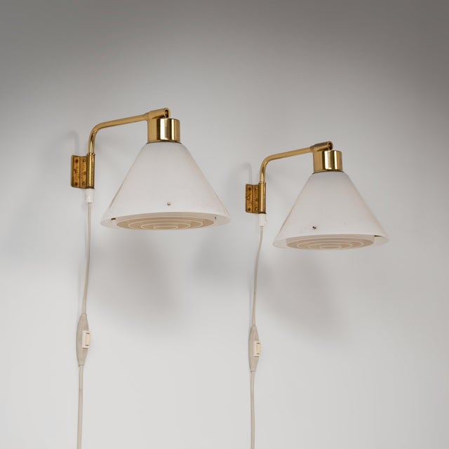 Designed and manufactured by Falkenbergs Belysning in the 1960s, model 8182 is a refined example of Scandinavian lighting,...
