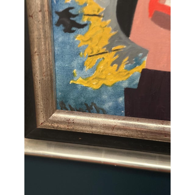 1950s Manfred Bluth, Abstract Composition, 1950s, Acrylic Painting on Canvas, Framed For Sale - Image 5 of 17