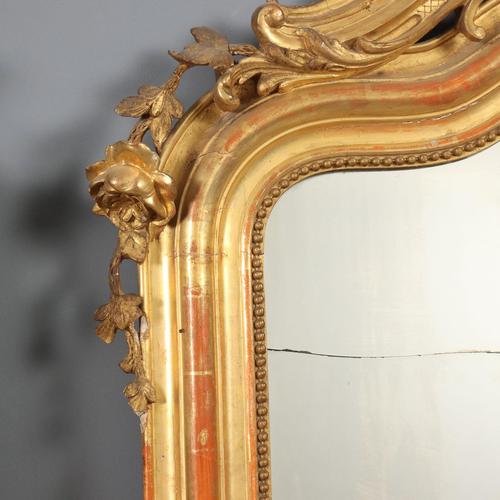 Carved and Gilded Mirrors, Set of 2 For Sale - Image 8 of 16