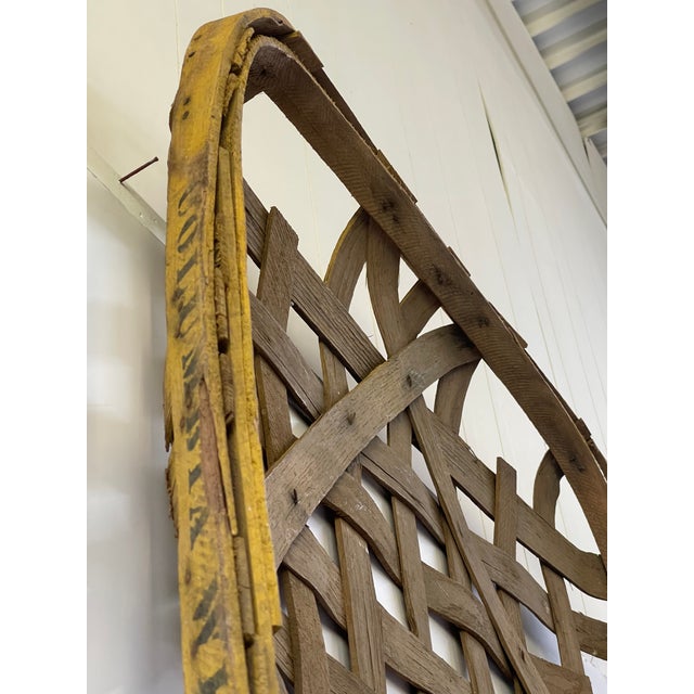 Large Authentic Antique Tobacco Basket Chairish