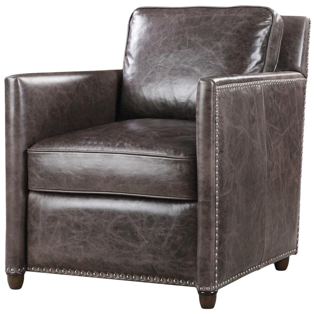 Leather Club Chair Chairish
