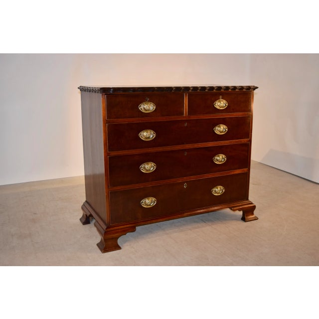 Early 19th C English Pie Crust Chest For Sale In Greensboro - Image 6 of 9