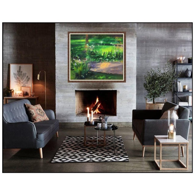 Message us to inquire about custom framing options! (Included for free with every purchase) The artwork here, "Giardino a...