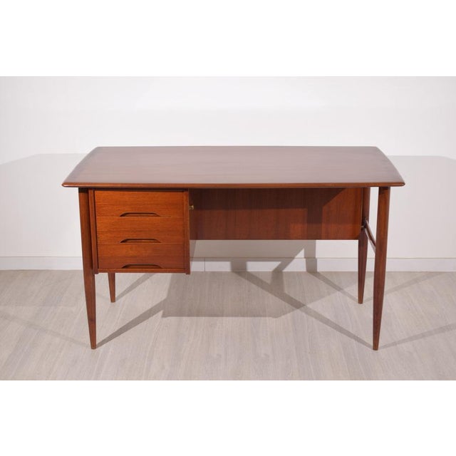 1960s Vintage Writing Desk, Italy, 1960 For Sale - Image 5 of 15