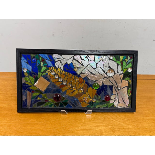 Katie Wolf Stained Glass Mosaic For Sale - Image 10 of 12