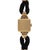 Late 20th Century Ladies Vintage Retro Bucherer Cocktail 17mm Diamond 18k Gold Mechanical Watch For Sale - Image 5 of 11