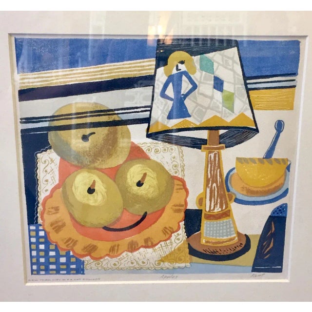 Mid-Century Modern 1930s "Apples" Print by Kent for New York City w.p. Art Project For Sale - Image 3 of 9