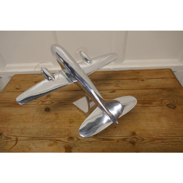 Large French Chrome Desktop Model of Douglas DC£, 1960s For Sale - Image 4 of 12