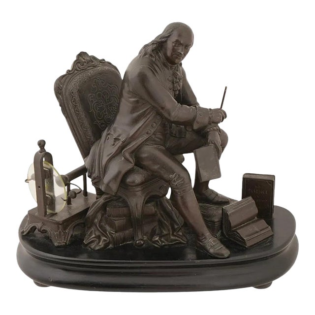 Vintage Sculpture of Benjamin Franklin For Sale