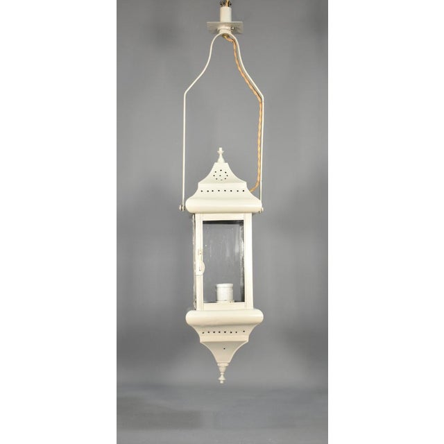 French Toleware Hall Lantern, 1920s For Sale - Image 3 of 16