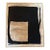 Original Modern Abstract Black & Neutral Painting With Gold Frame – 24” X 20” by Artist "Marek" For Sale