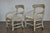 Mid 20th Century Pair of Swedish Midcentury Whitewash Upholstered Armchairs, Scandinavian Modern For Sale - Image 4 of 10