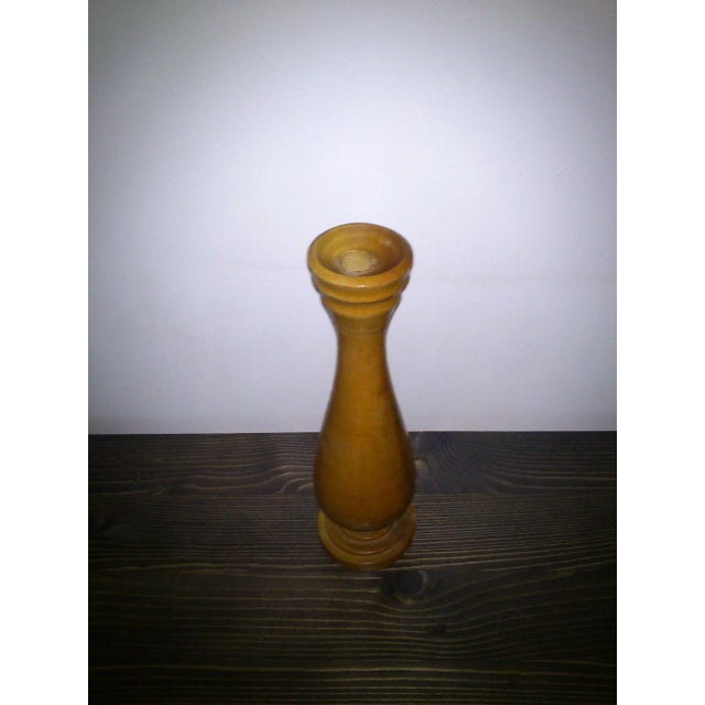 Wooden Vase, 1940s For Sale - Image 3 of 4