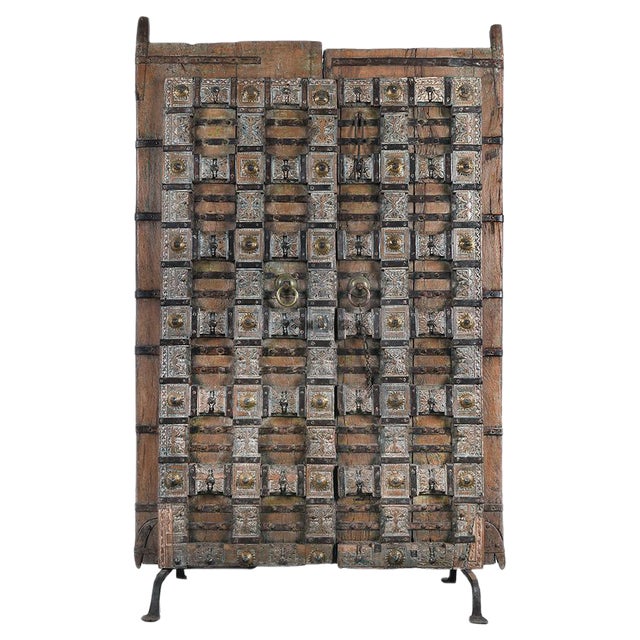 Wooden Door on Steel Base For Sale