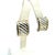 Gold 1990s Pair of David Yurman Cigar Earrings 14k Gold Silver Estate For Sale - Image 8 of 9