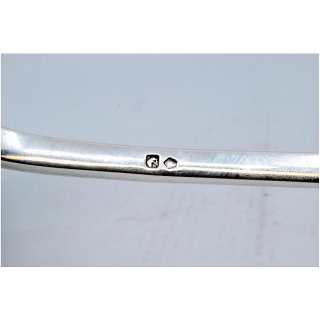 Silver Soup Ladle with Reliefs For Sale - Image 5 of 7