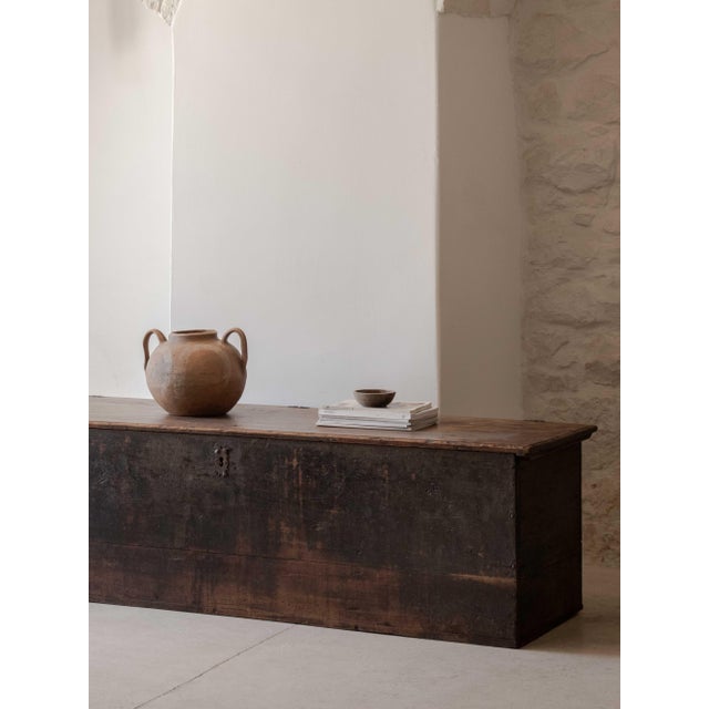 Long Spanish Catalan Trunk, 18th Century For Sale - Image 10 of 10