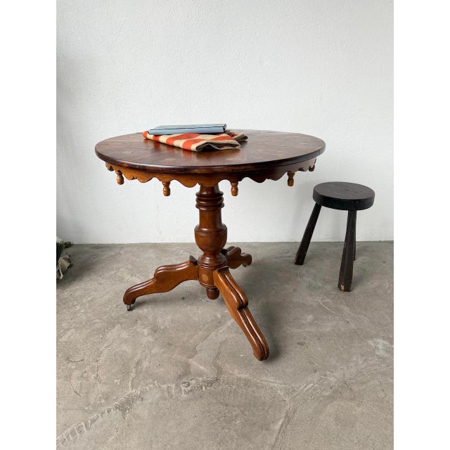 Biedermeier Side Table, 1890s For Sale - Image 15 of 18
