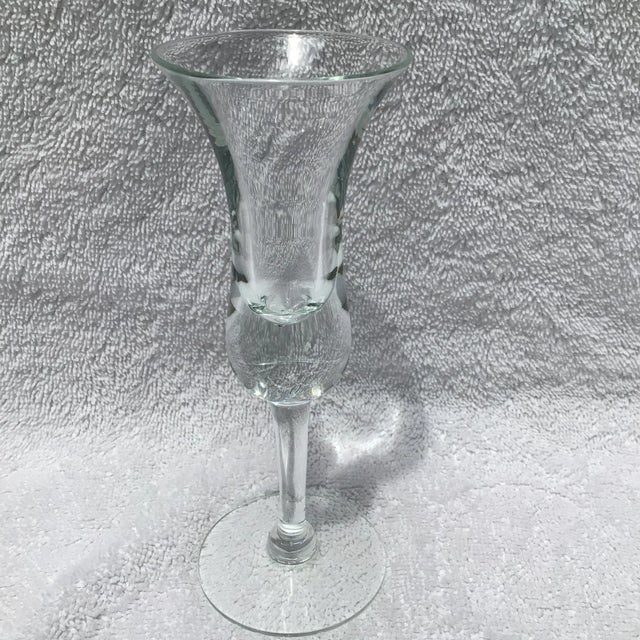 1960s Holmegaard Aperitif Cordial Glasses Hand Blown-Set of 8 For Sale - Image 5 of 13
