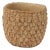 Woven Texture Cement Planter 7"D For Sale